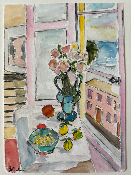 Atelier-Tigresse-Aquarelle-Fenetre-Matisse