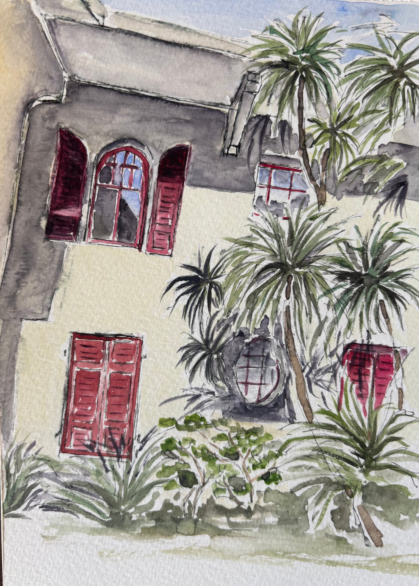 Aquarelle Guéthary